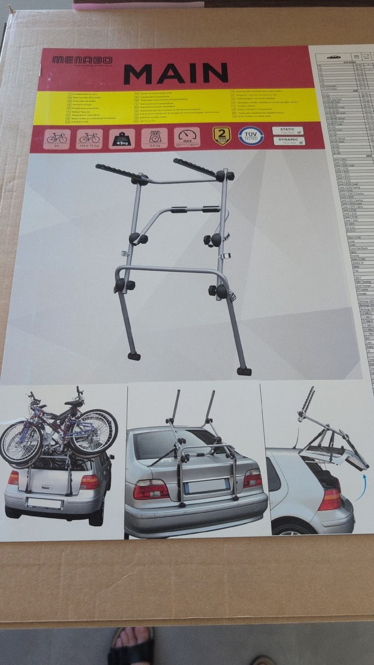 Travi: Menabo Fahrradträger – Nuovo (secondo la descrizione) da Schaffhausen venduto da Luchetto_97 2