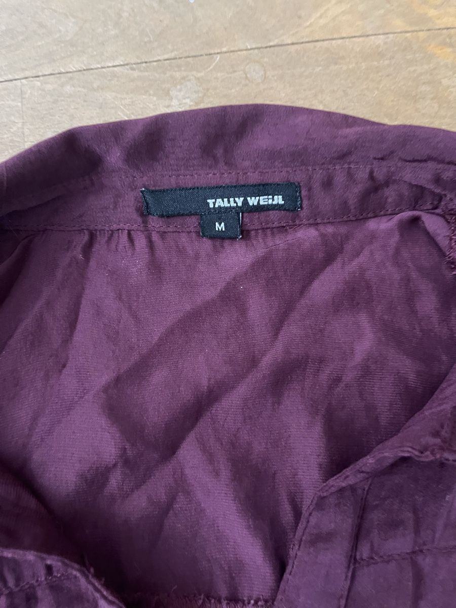 Tally Weijl Camicette: Lila/weinrote Bluse, Gr. M – Usato da Stäfa venduto da jo1735 1