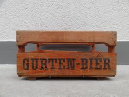alte Holzkiste BRAUEREI GURTEN BIER 1962 Kiste Bierkiste