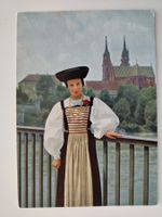 Alte Ansichtskarte: Trachtenfest Basel 1961, Rarität!