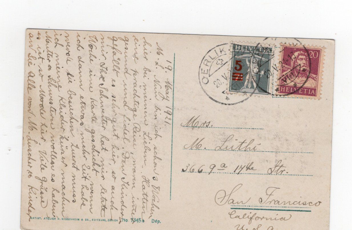Cartoline postali: Flawil Oberglatt SG – Usato da Rapperswil SG venduto da INTELVI 1