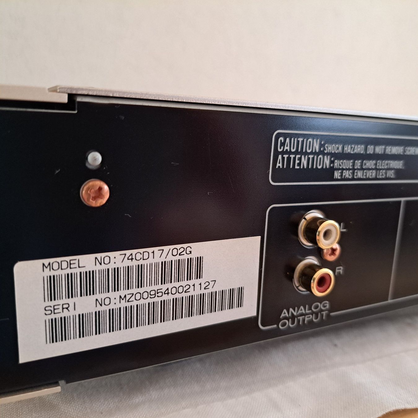 CD: Marantz CD17-Player Gold 1A Zustand – Usato da Riedern venduto da E-street1949 5