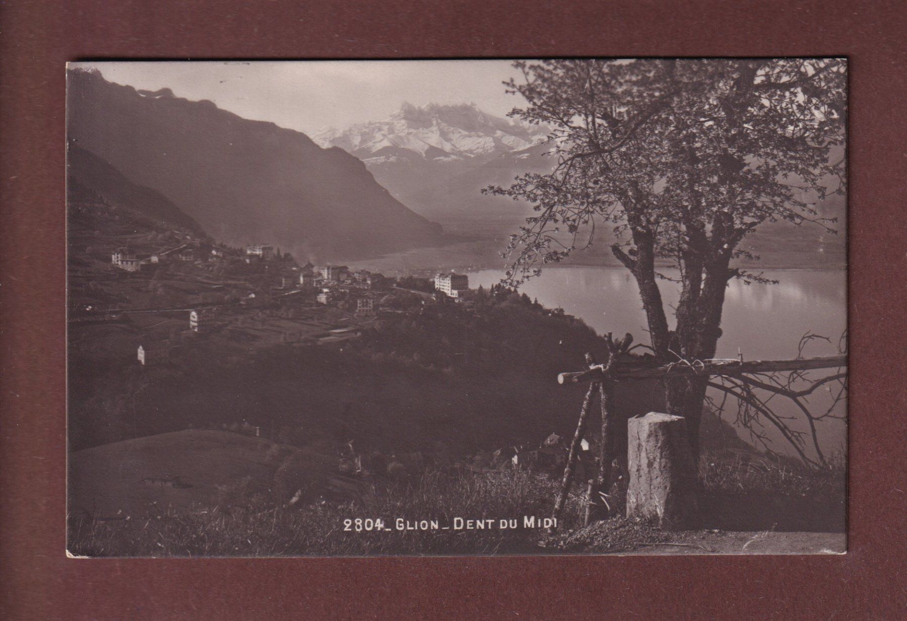 Cartes postales: GLION - Dents du Midi – D'occasion à Pully par nicecards-shop