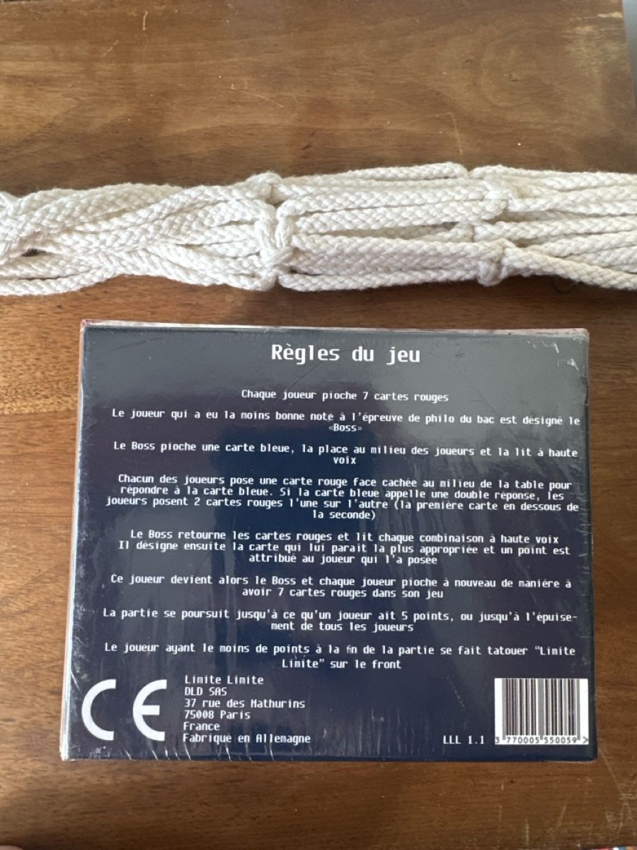 Spiele: Jeu limite limite limite – Neu und originalverpackt aus Fribourg von Sam189 1