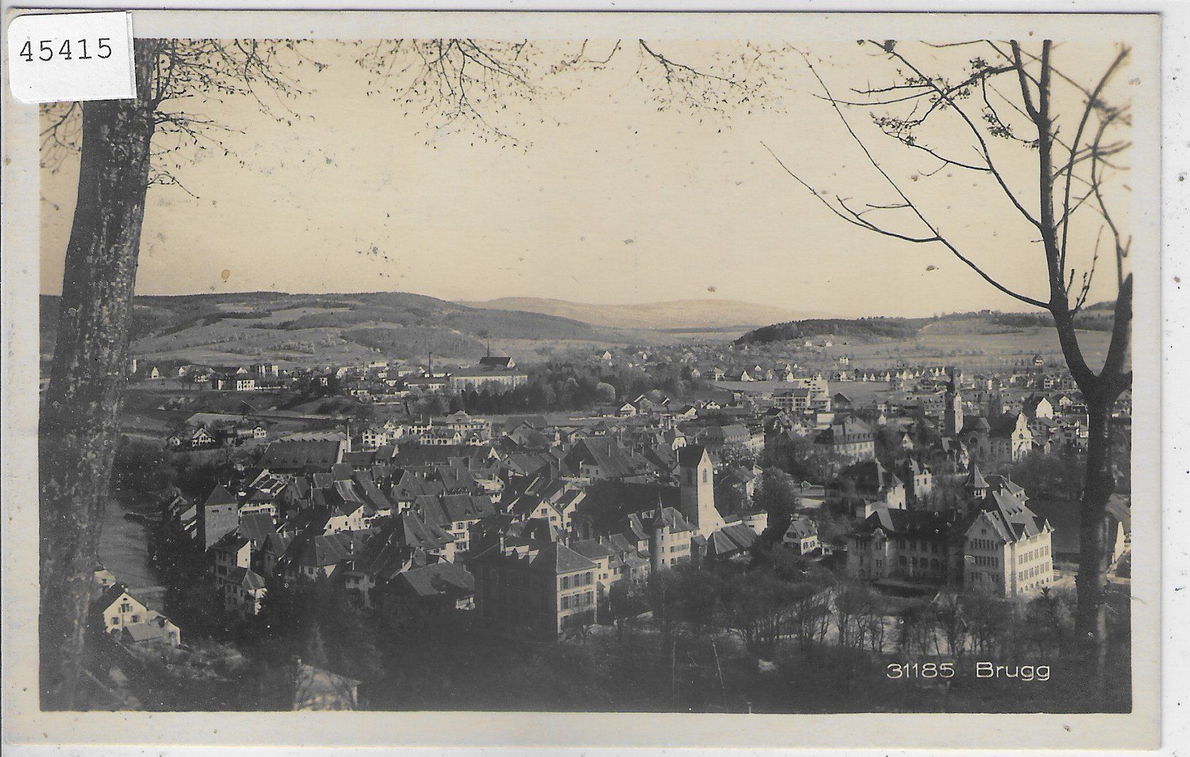 Cartoline postali: Brugg - Generalansicht – Usato da Ettingen venduto da Kartenplanet