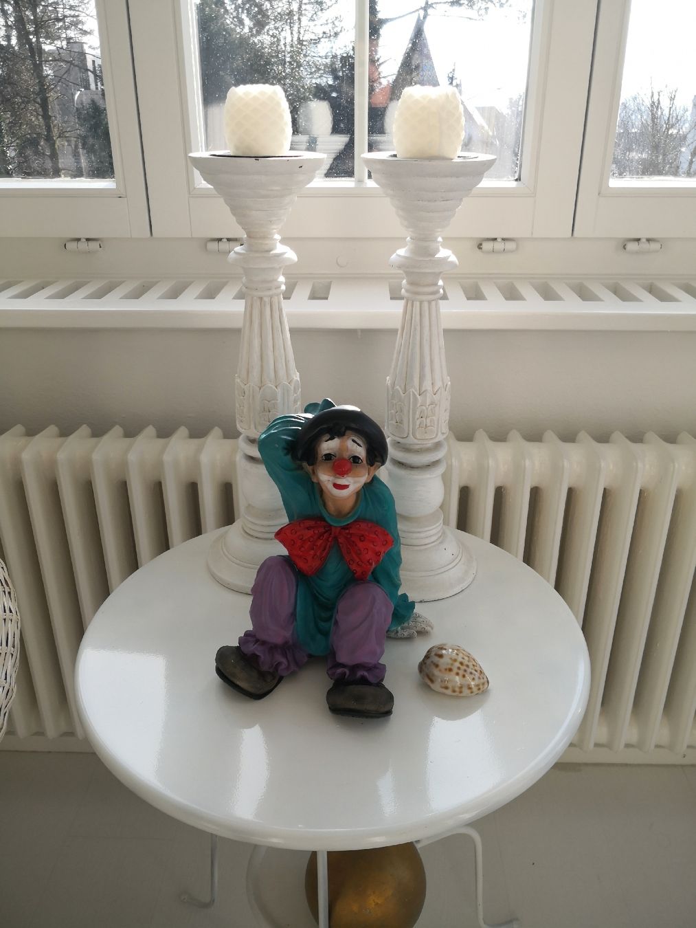 Statuette: 🤩GROSSER FARBIGER CLOWN – Usato da Olten venduto da Naja-Twins-Twins 1