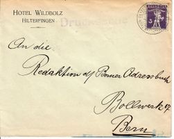 Brief, Hilterfingen