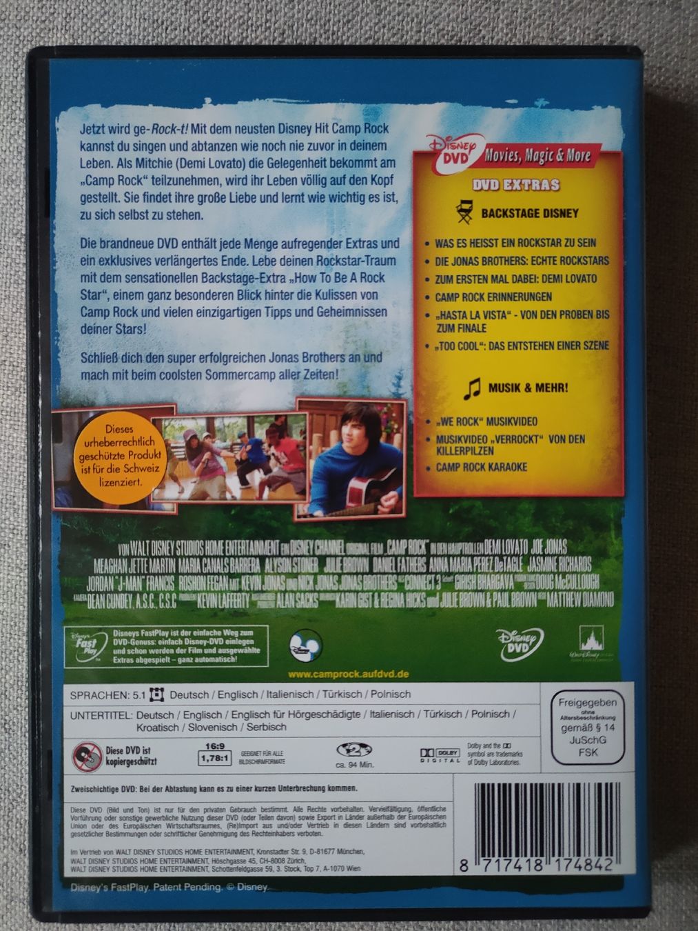 Alle DVDs: Camp Rock – DVD – Gebraucht aus Busswil BE von  1