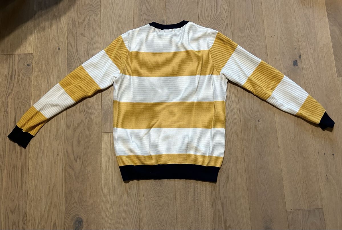 Pull&Bear Pullover & Sweatshirts: Pullover Pull & Bear, Gr. S gestreift gelb/weiss – Neu (gemäss Beschreibung) aus Arlesheim von ns_762 1