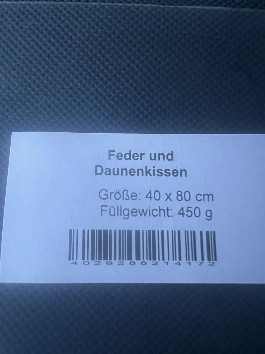 Cuscini: Feder-& Daunenkissen – Nuovo e nell'imballaggio originale da Bülach venduto da Cucculi