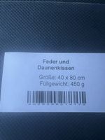 Feder-& Daunenkissen
