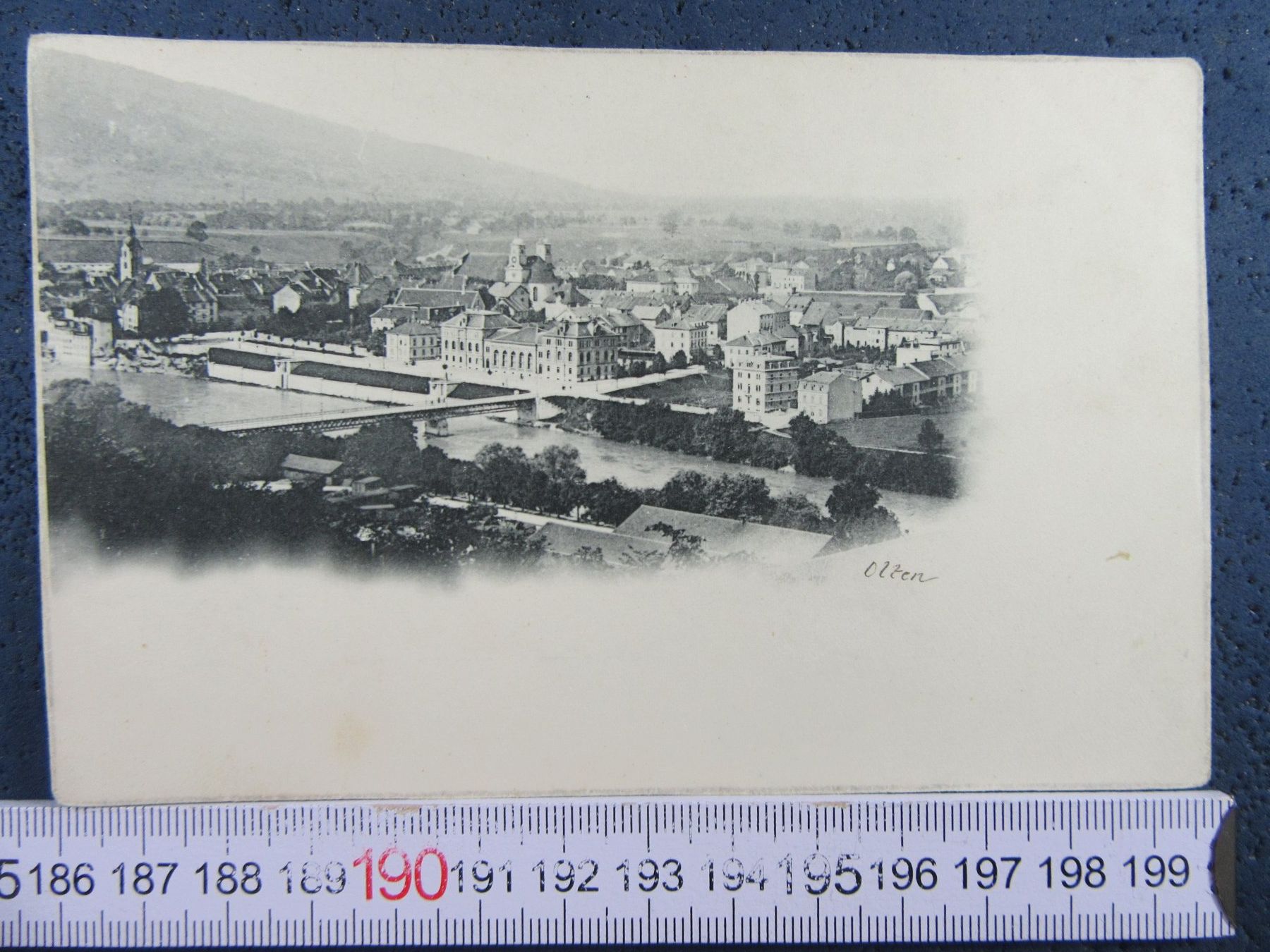 Cartoline postali: OLTEN SO AK VOGELSCHAU LUFTBILD ANTIK – Usato da Ettingen venduto da Hausi4711