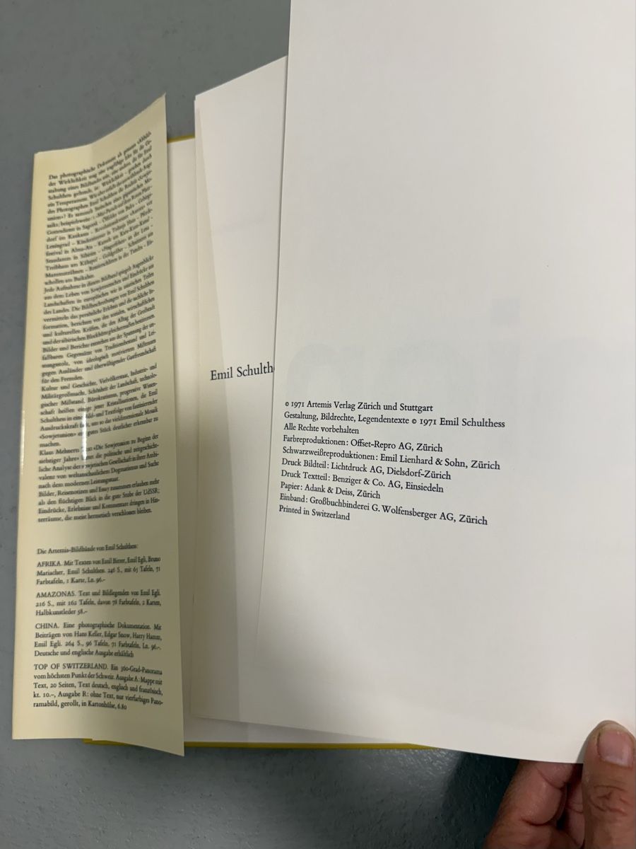 Libri: Sowjetunion by Emil Schulthess – Nuovo (secondo la descrizione) da Dielsdorf venduto da BGiezendanner 2
