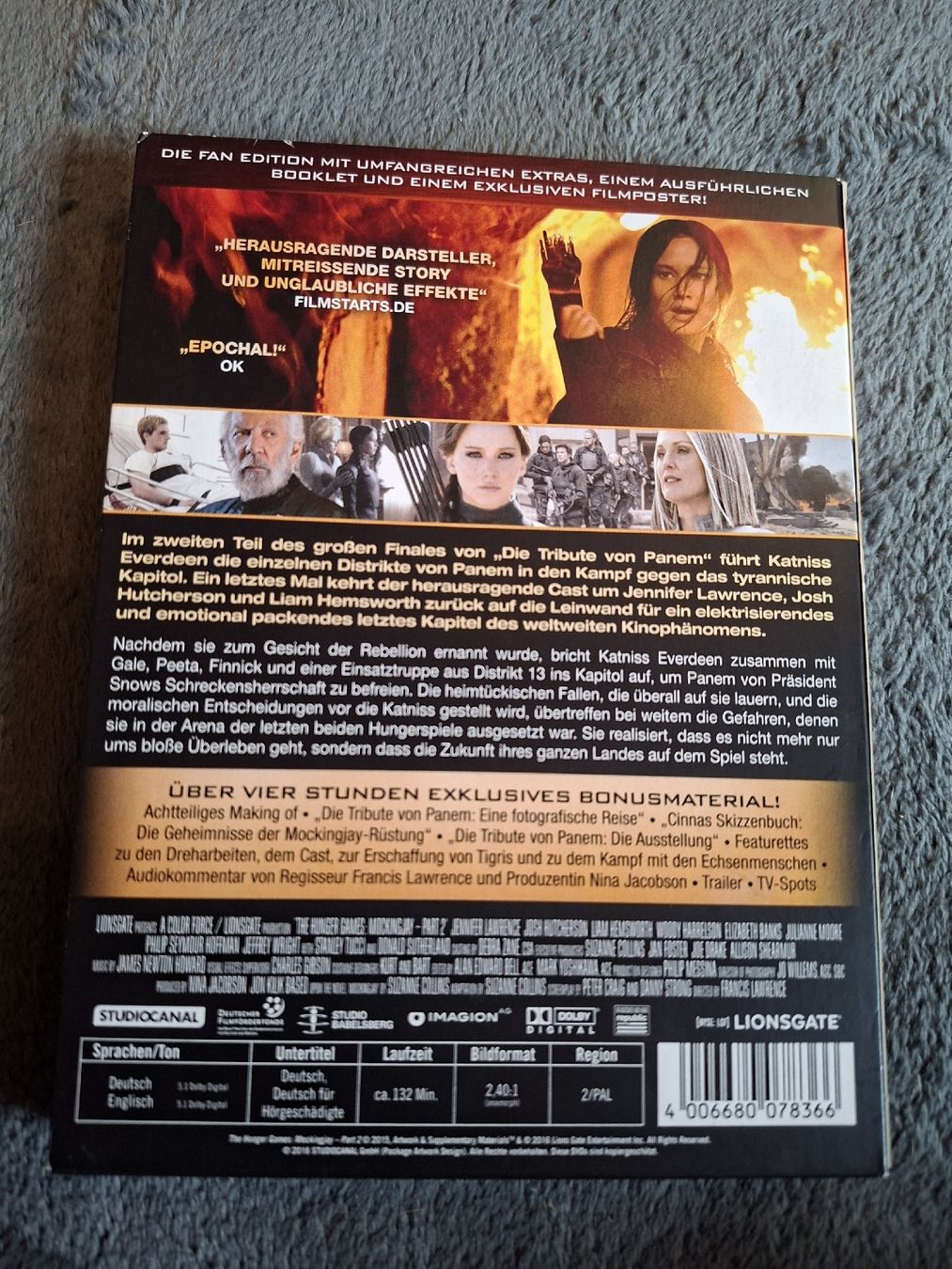 Tutti i DVDs: Hunger Games Trilogie DVD's – Usato da Teufen AR venduto da nad_55nm 4