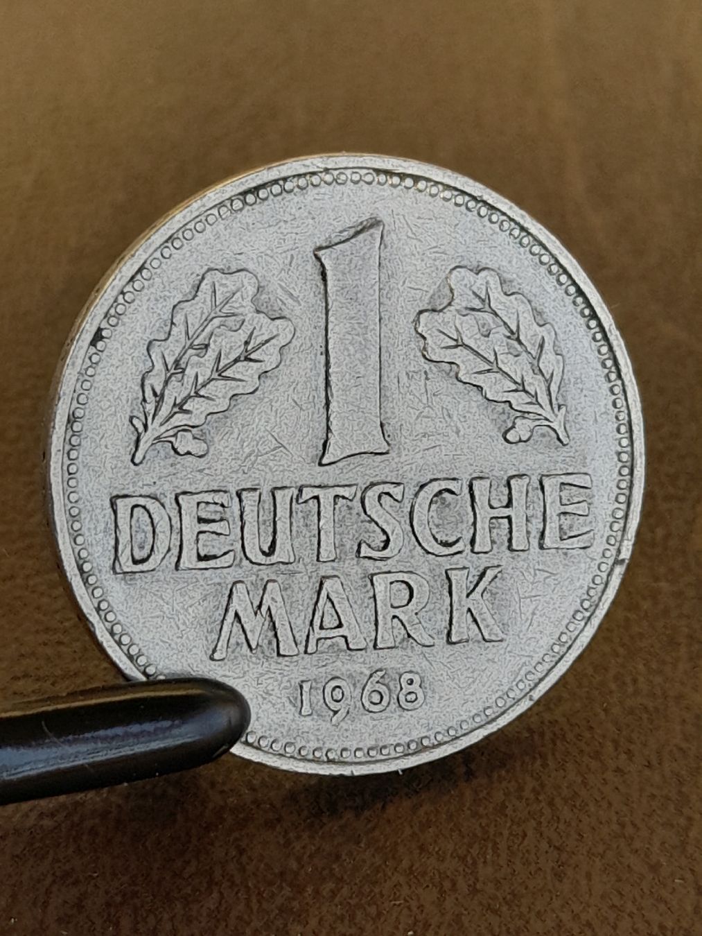 Alle Münzen: 1 Mark 1968 d Deutschland  – Gebraucht aus Basel von Basel_20