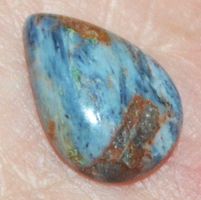 Cabochon L-3745 – 1 Stück Pietersit Edelsteine –ca. 11x7,5mm