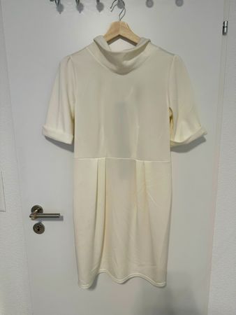 Elegantes Jus d'Orange Kleid, Gr. 40/42 weiss