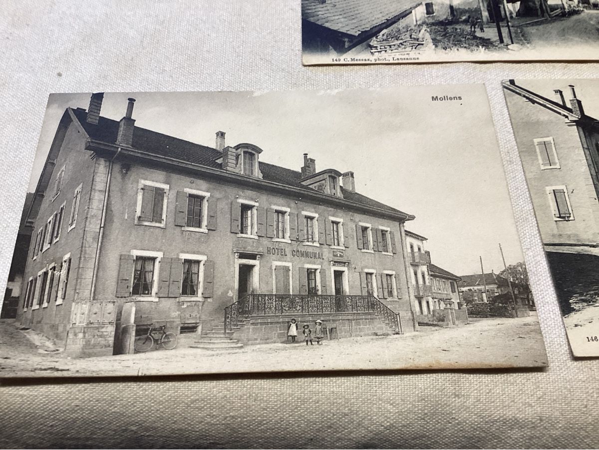 Cartoline postali: Mollens 3 cartes différentes vers 1915 – Usato da Luc (Ayent) venduto da Rebouille 2