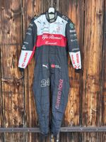 Formel 1 Zhou Guanyu Original Overall mit Unterschrift
