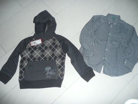 Hoodie St. Oliver neu & Hemd Benetton