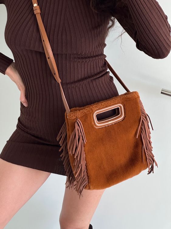 Sac discount maje marron