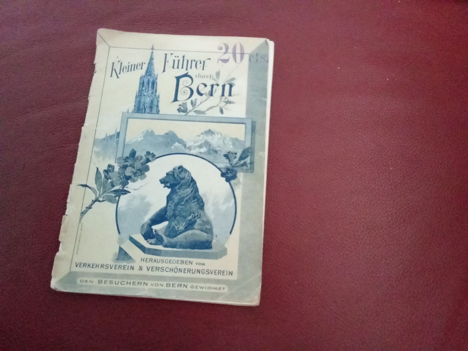 Libri: 4 ALTE STADTFÜHRER VON BERN – Usato da Muri BE venduto da Alk 1