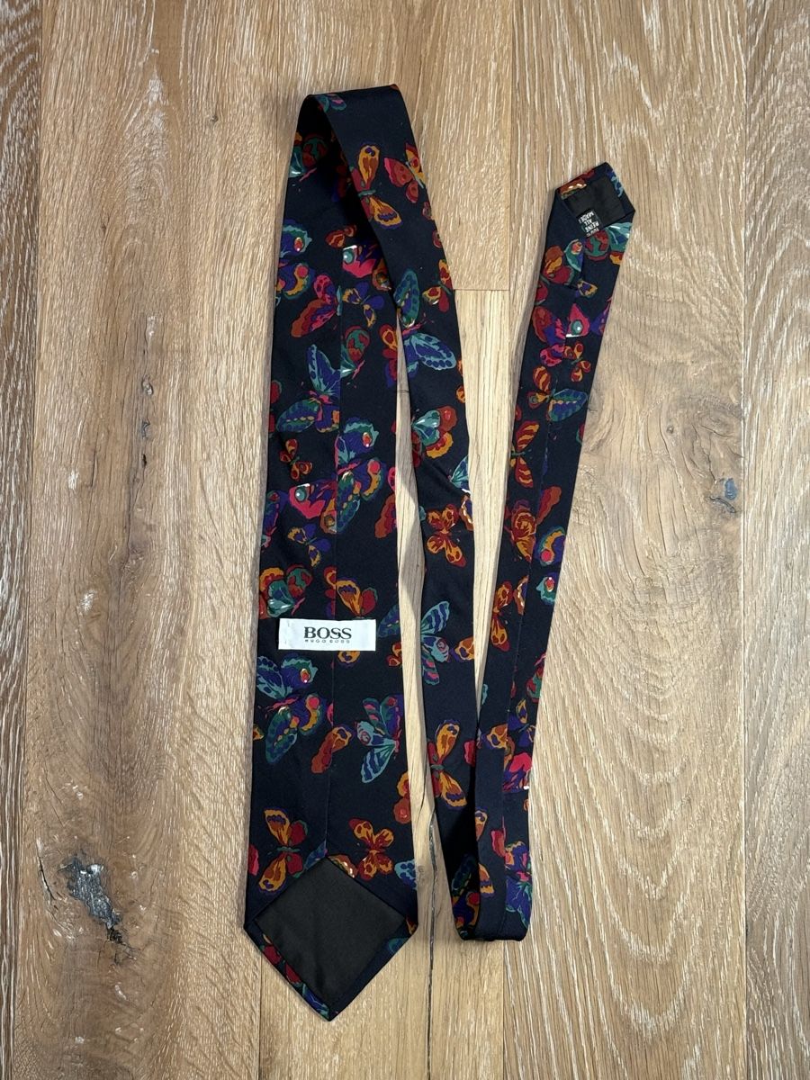 Hugo Boss Krawatten: Great vintage BOSS silk tie – Neu (gemäss Beschreibung) aus Grund b. Gstaad von PlageNeige 1