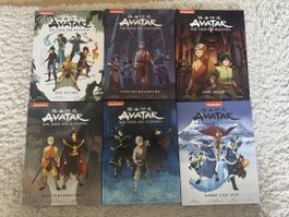 Avatar Der Herr der Elemente Comicbücher 6 Bänder komplett!
