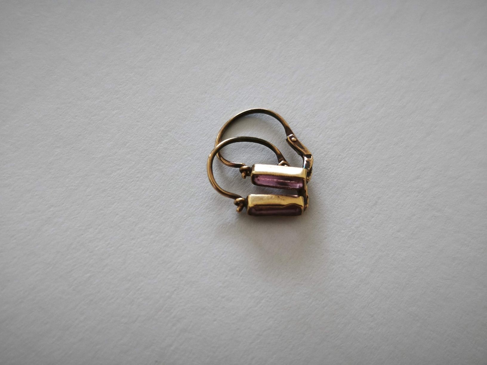 Boucles d'oreille: Antike Rubin Ohrringe Echtgold  – D'occasion à St. Gallen par GIULESGG 4