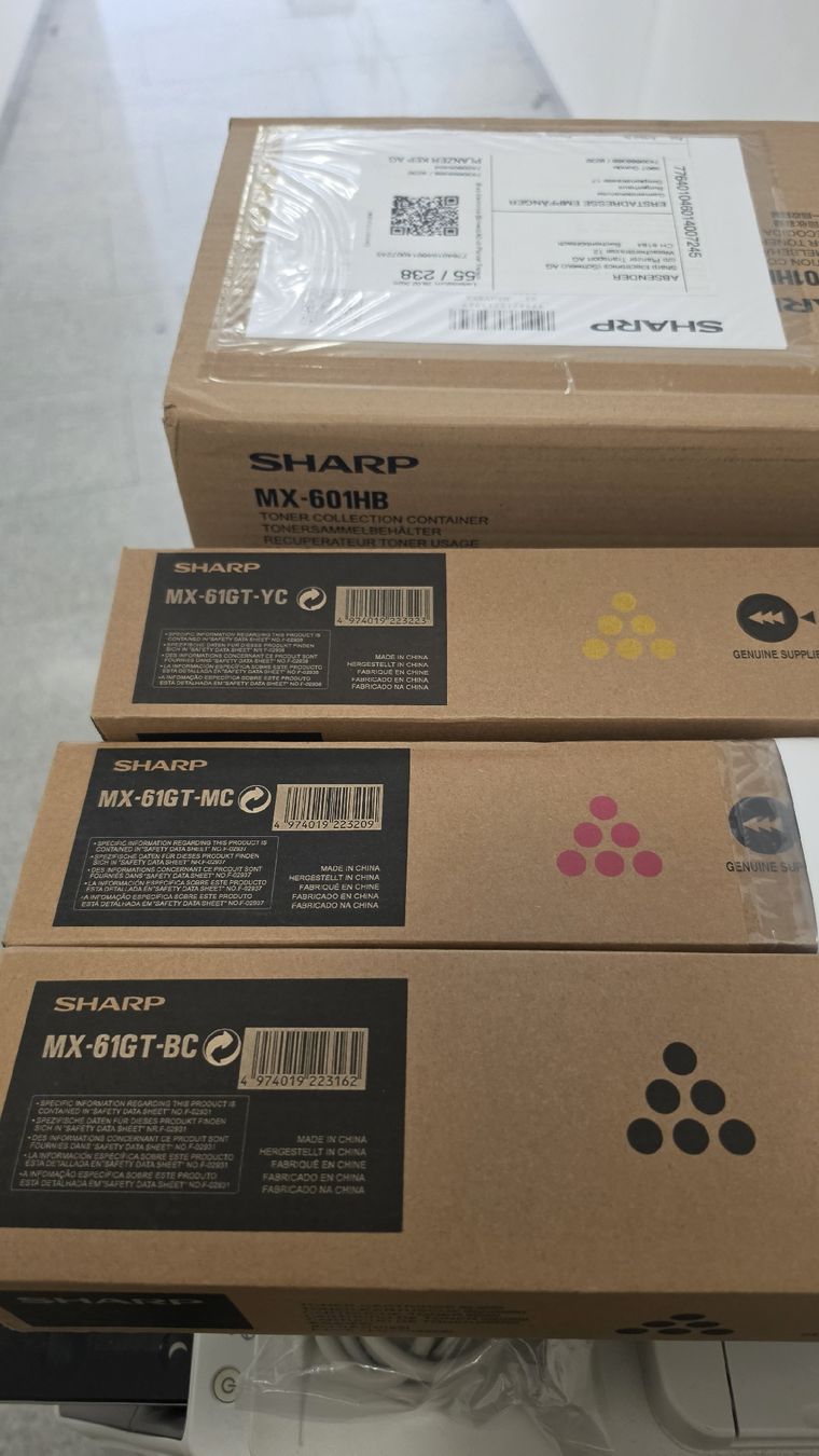 Sharp Drucker: Sharp MX-3060 Multifunktionsdrucker mit Tonerkartuschen. – Gebraucht aus Gondo von Ninostefan 1