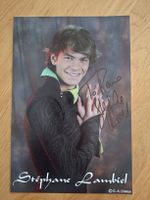 Stephane Lambiel Eiskunstlauf Autogrammkarte