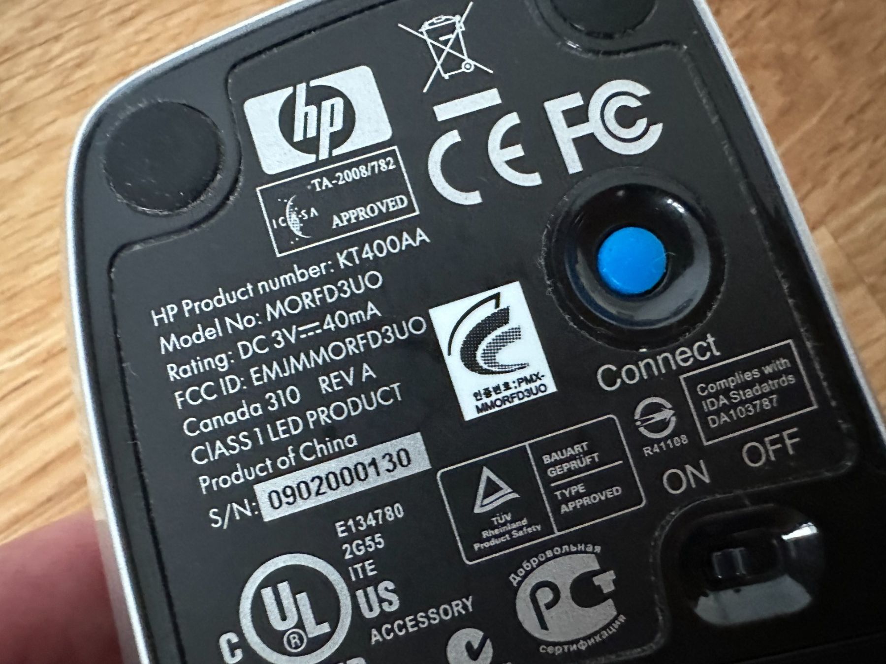 Hewlett Packard Mouse: Ab1CHF - HP KT400AA Mechanical Wheel Mouse – Usato da Lausanne venduto da brixton 6