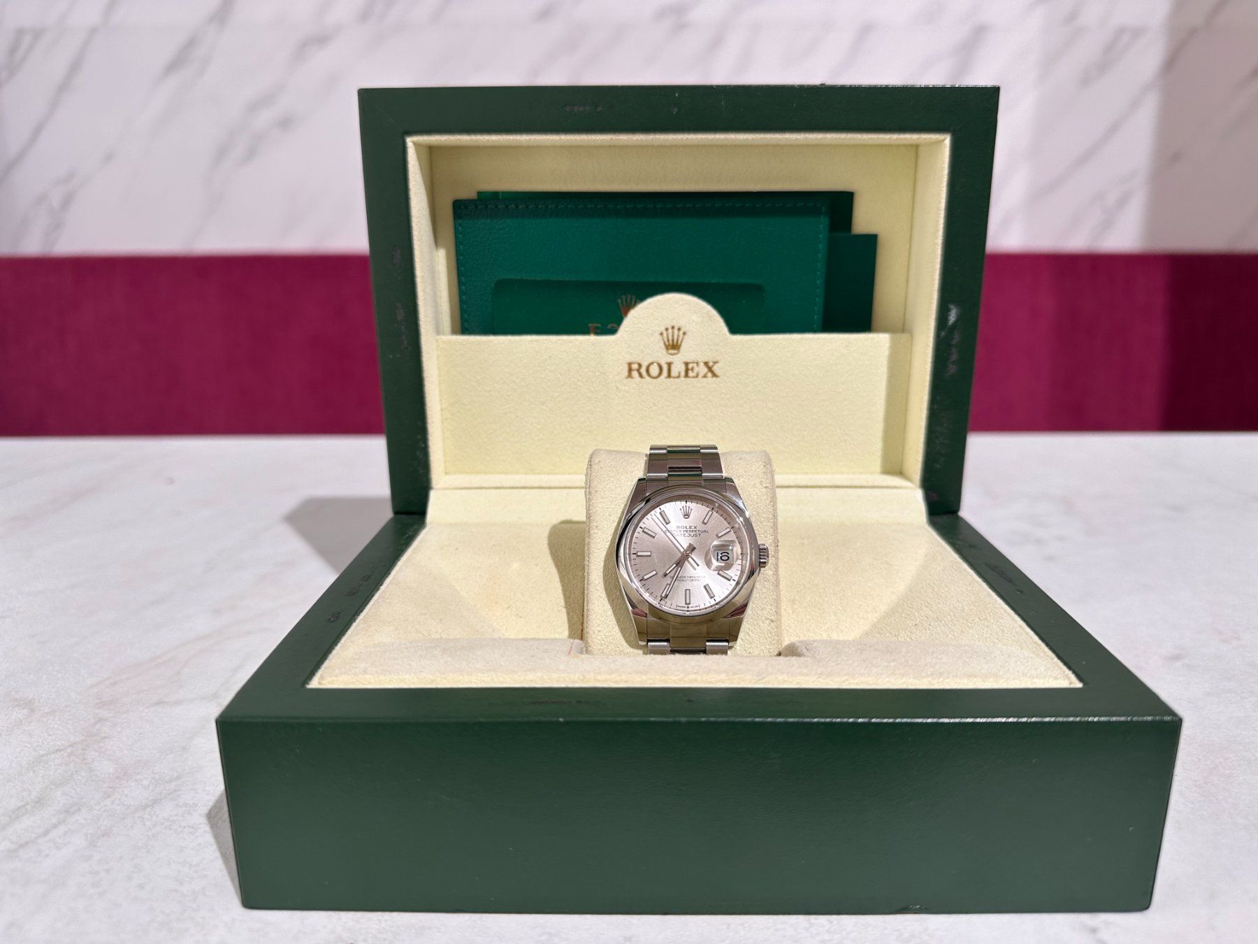 Rolex Uhren: Rolex Datejust 36mm Stahl 126200 – Gebraucht aus Zürich von uhrmacherteam