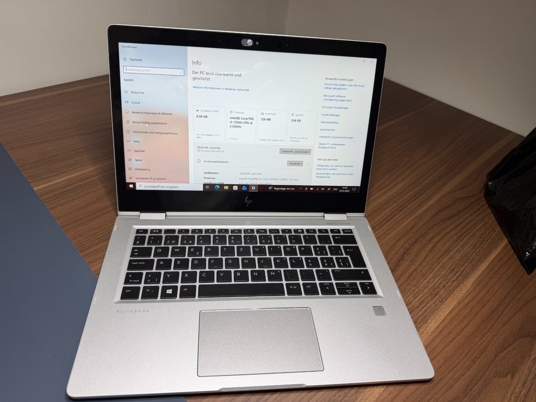 Hewlett Packard Notebook: HP Elitebook x360 1030 G2 Convertible mit Touchscreen – Usato da Zürich venduto da muha