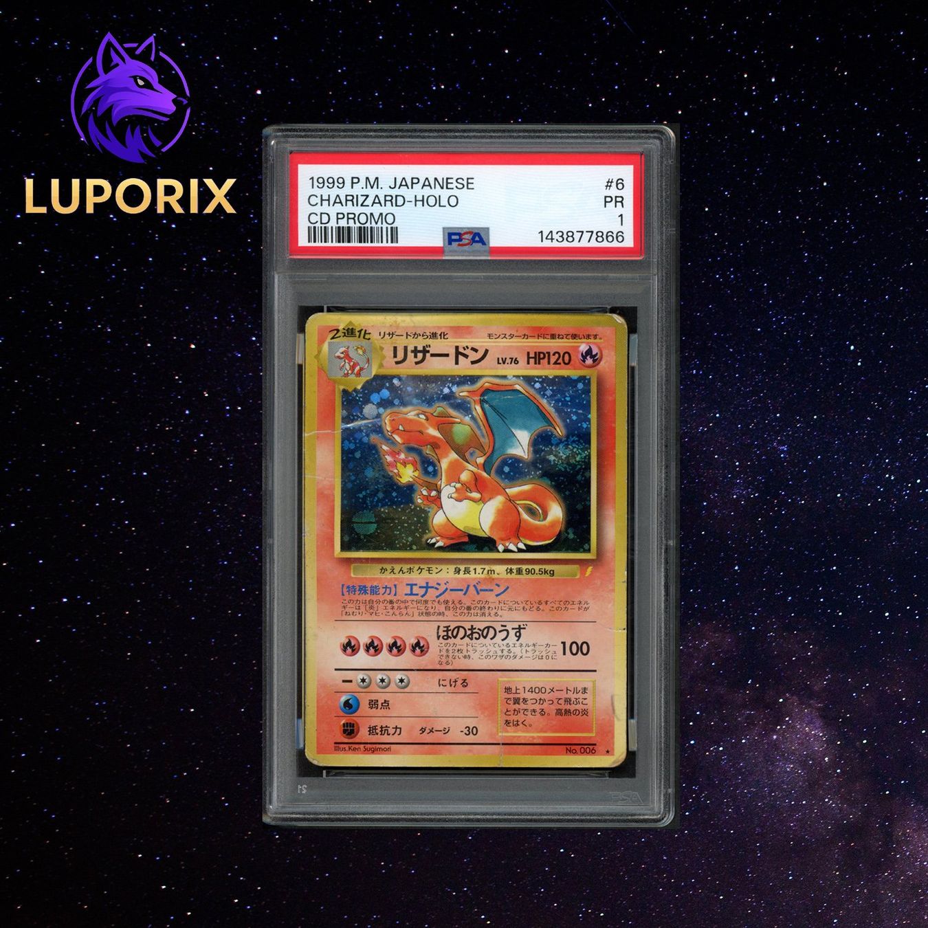 Pokémon Carte collezionabili: Pokemon PSA 1 Charizard CD Promo 006 | JP – Nuovo (secondo la descrizione) da Oensingen venduto da CSCollectors