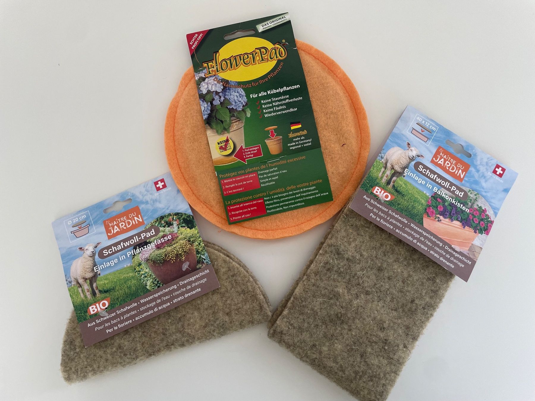 Pots de fleurs: Nässeschutz für Pflanzgefässe – Neuf avec emballage d'origine à St. Gallen par rap_wm5l