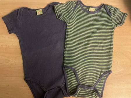 2 dpam Baby Bodys Gr. 86 kurzarm Sommer 18 Monate 