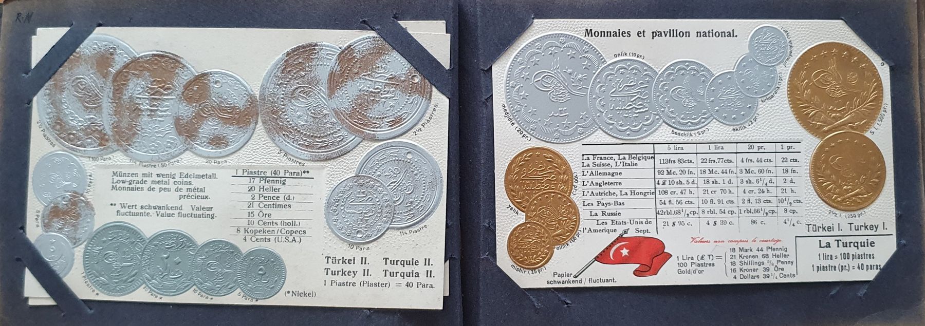 Cartoline postali: Album mit 39 Ansichtskarte Münzen – Usato da Kreuzlingen venduto da Rschweiz1