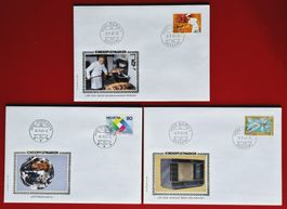WERBEMARKE BÄCKER RADIO IPTT INTERLAKEN 717 718 719 FDC 1985