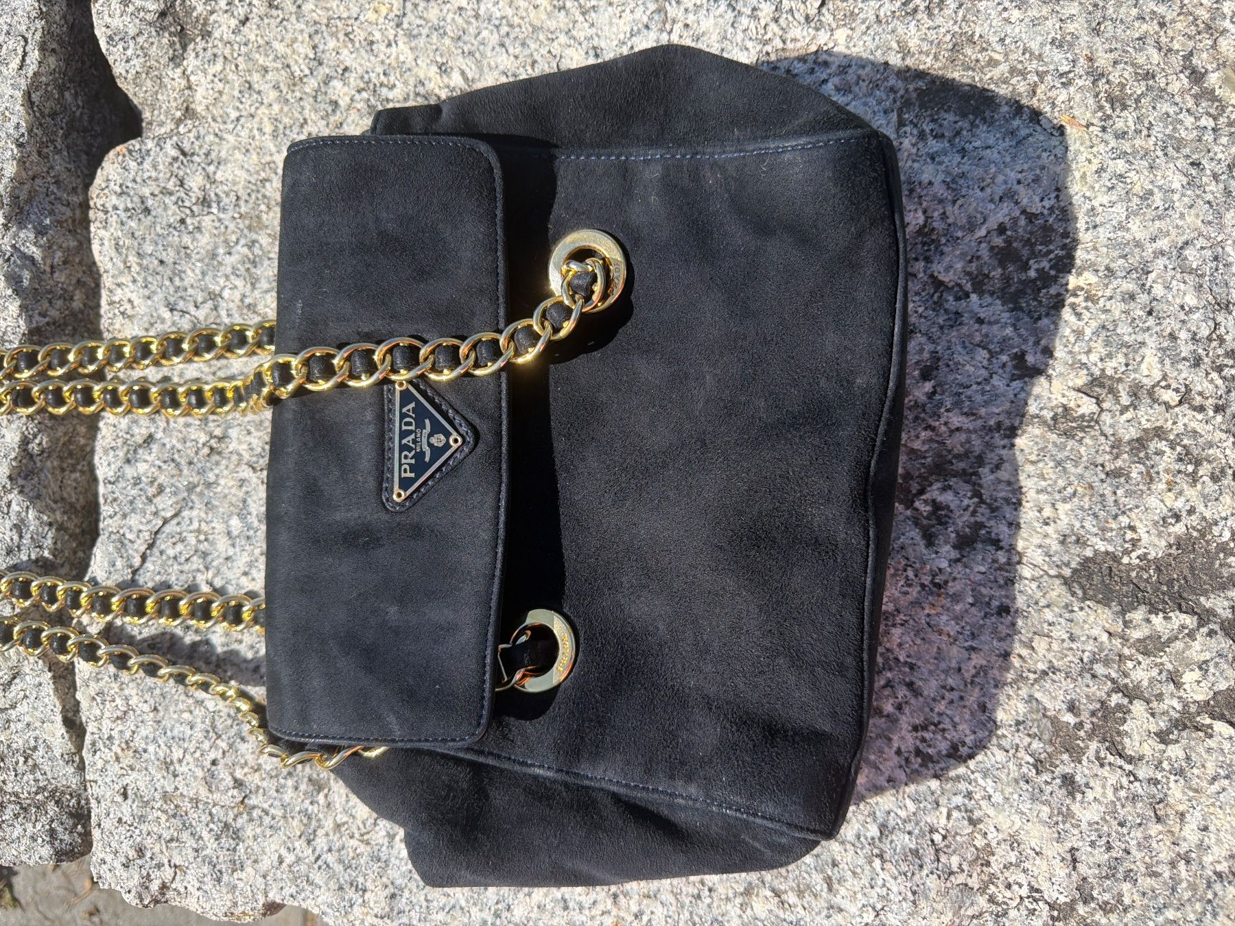 Taschen für Damen: Prada Vintage Tasche Dunkelblau – Gebraucht aus Liestal von amaroque 5