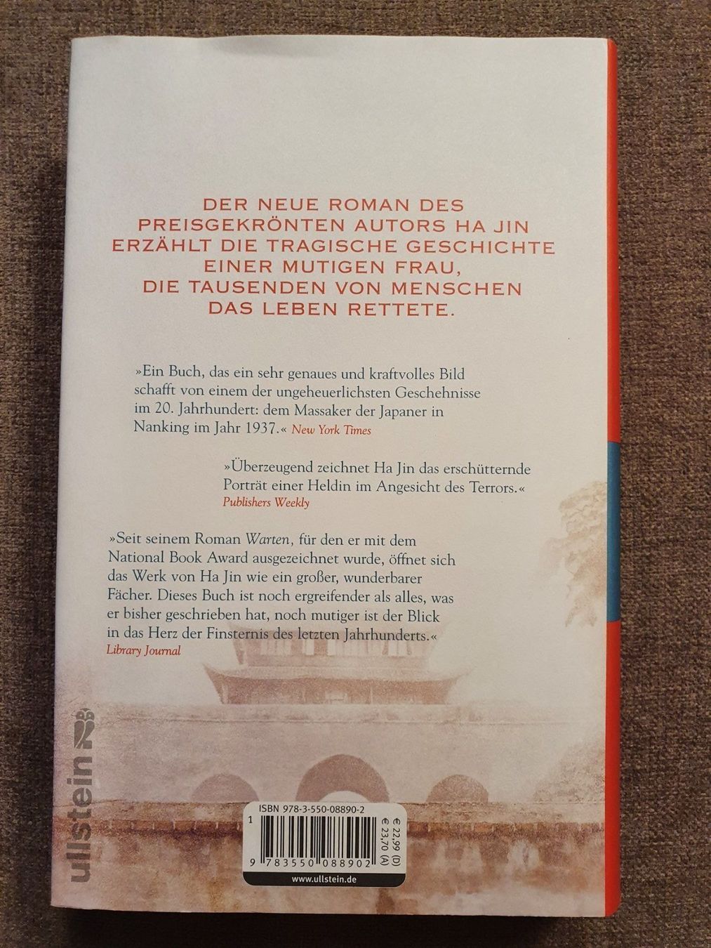 Libri: Nanking Requiem - Ha Jin, Roman – Nuovo (secondo la descrizione) da Thun venduto da Zuzi84 1