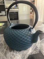Théière en fonte bleu-noir 0.8l NEUf
