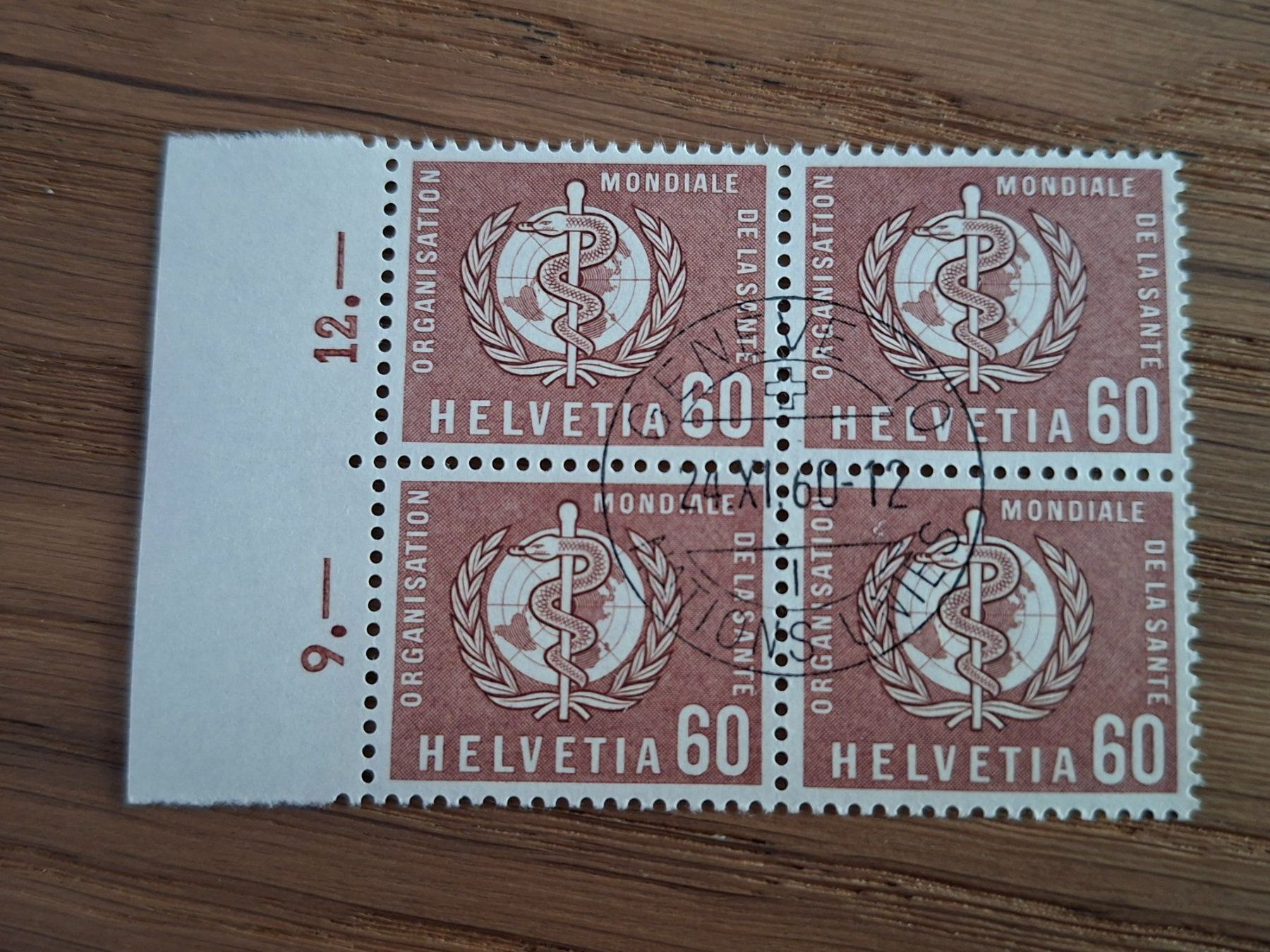 Tutti i francobolli: Dienstmarken: 4er Blocks: OMS – Nuovo (secondo la descrizione) da Hinterkappelen venduto da 1399 4