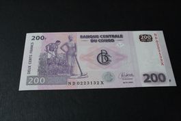 UNC Congo 200 Francs  2022