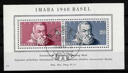 1948, W31, Block Imaba Basel, gestempelt ET (15324)