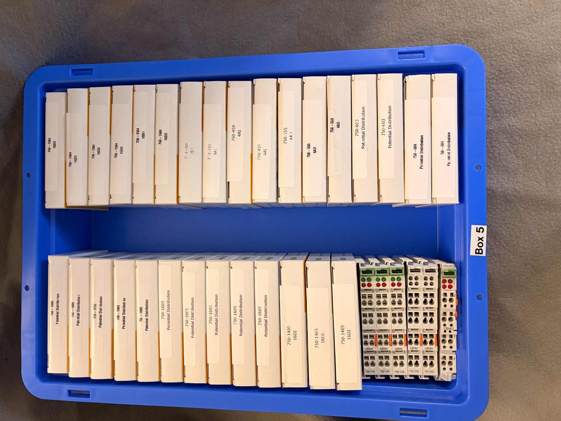 Wago Elektronikbauteile: Wago 750 Module: Diverse Module im Set, Box 5 – Neu (gemäss Beschreibung) aus Neuhausen von inf_vjk5