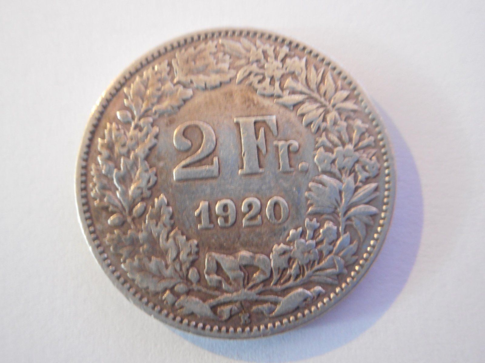 Alle Münzen: 2 Fr. 1920 silber – Gebraucht aus Kriegstetten von pizlad2010