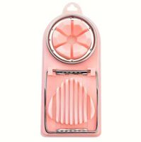 2in1 Eierschneider Eierspalter Edelstahl neu rosa
