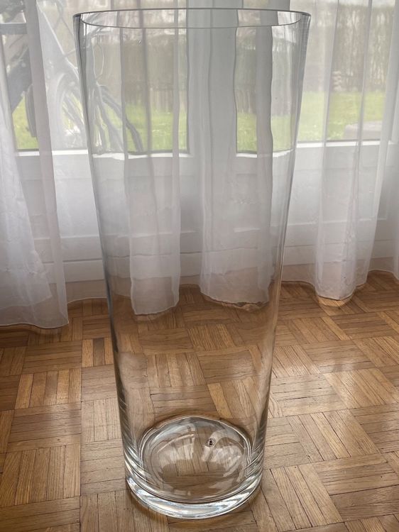 Glasvase / Bodenvase gross BLADET von IKEA 65cm Kaufen auf Ricardo