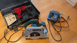 Bosch / miolectric / AEG – Handkreissäge, Bohrer & Stichsäge